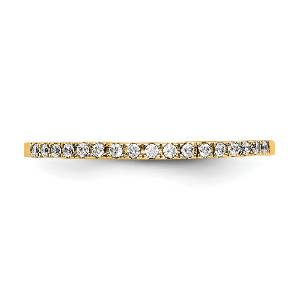 14k 1/4 carat Lab Grown Diamond VS/SI+ G+ Complete Wedding Band