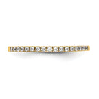 14k 1/4 carat Lab Grown Diamond VS/SI+ G+ Complete Wedding Band