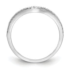14k White Gold 1/8 carat Lab Grown Diamond VS/SI+ G+ Complete Wedding Band
