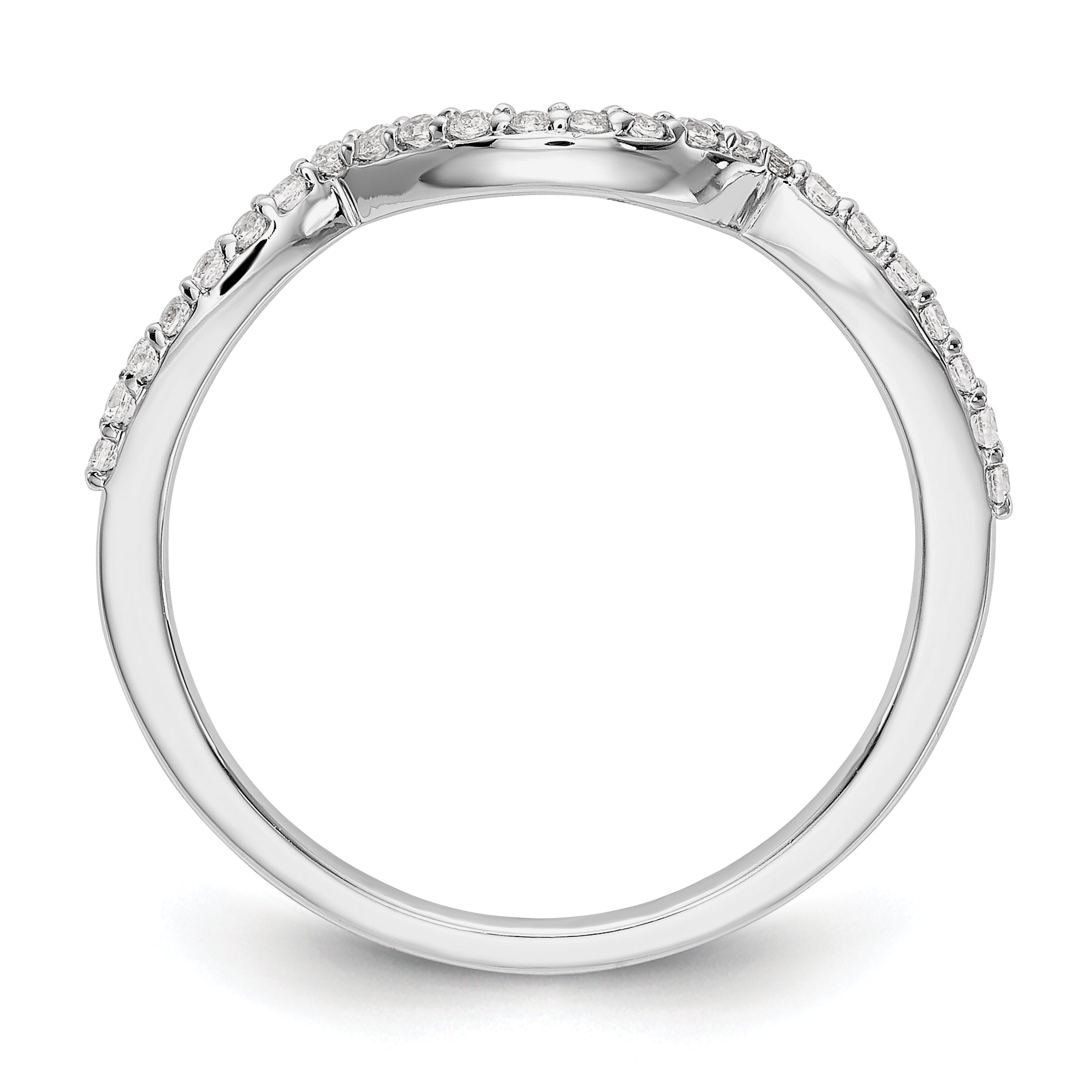 14k White Gold Lab Grown VS/SI+ G+ Dia Wedding Band