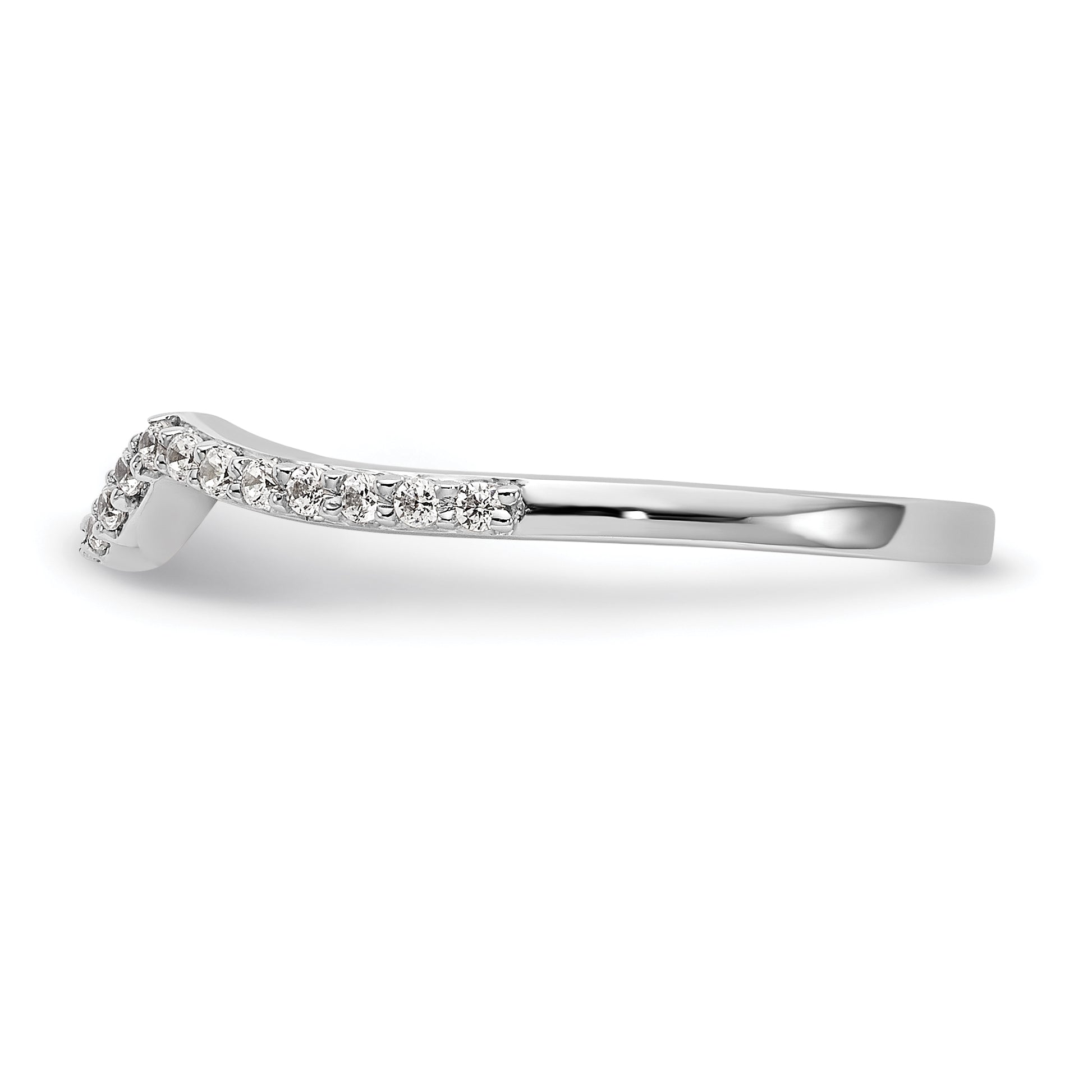 14k White Gold Lab Grown VS/SI+ G+ Dia Wedding Band