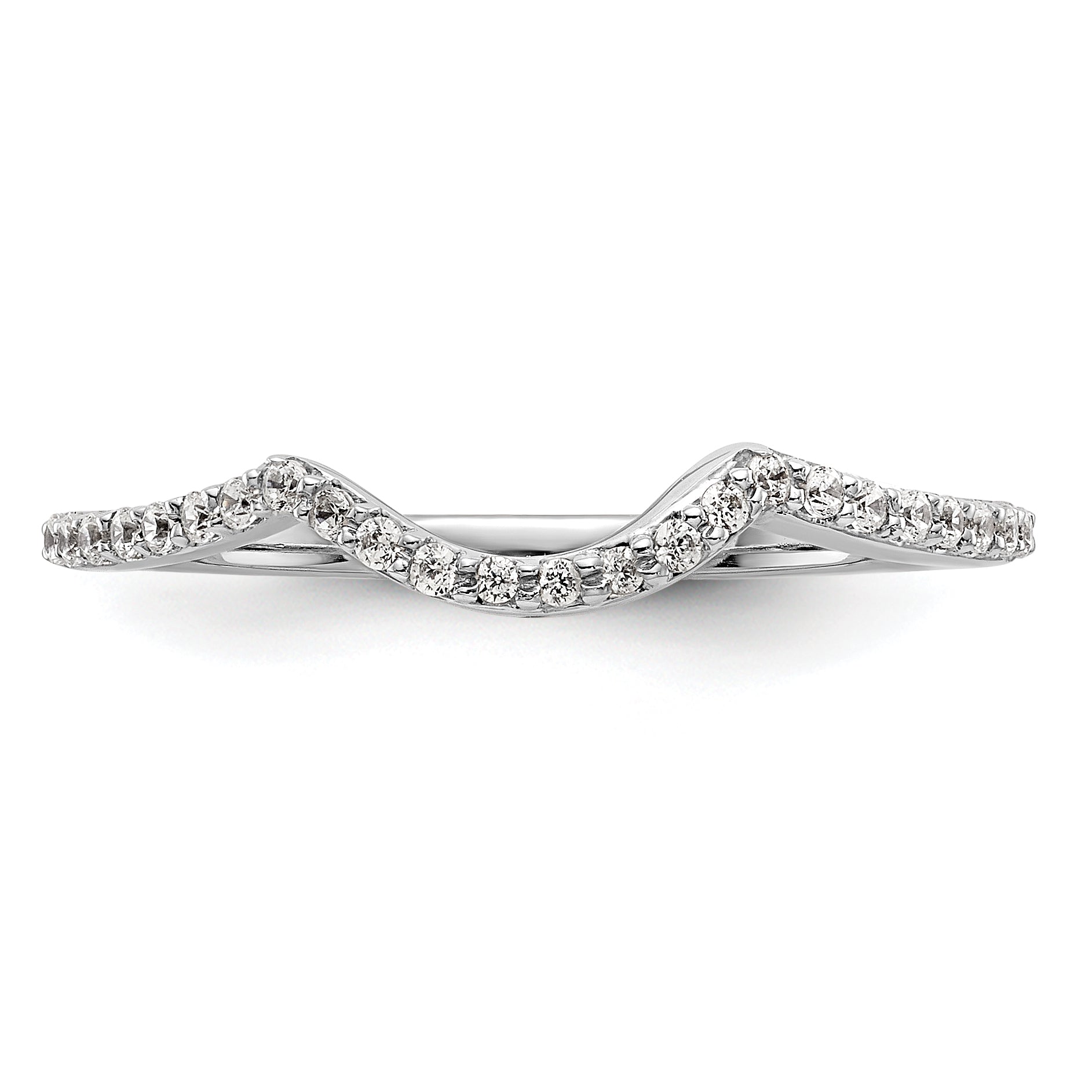 14k White Gold Lab Grown VS/SI+ G+ Dia Wedding Band