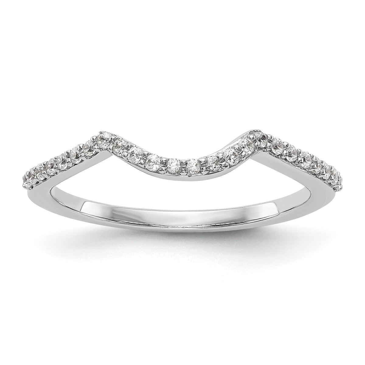 14k White Gold Lab Grown VS/SI+ G+ Dia Wedding Band
