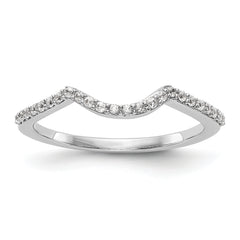 14k White Gold Lab Grown VS/SI+ G+ Dia Wedding Band