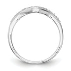 14k White Gold 1/10 carat Lab Grown Diamond VS/SI+ G+ Complete Wedding Band