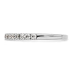 14k White Gold 1/2 carat Lab Grown Diamond VS/SI+ G+ Complete Wedding Band
