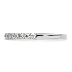 14k White Gold 1/2 carat Lab Grown Diamond VS/SI+ G+ Complete Wedding Band