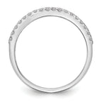 14k White Gold 1/5 carat Lab Grown Diamond VS/SI+ G+ Complete Wedding Band