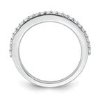 Lab-Grown Diamond Wedding Band in 14K White Gold, 2mm (1/3 ct. tw.), Size 7 - Sophia Jewelers