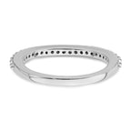 Lab-Grown Diamond Wedding Band in 14K White Gold, 2mm (1/3 ct. tw.), Size 7 - Sophia Jewelers