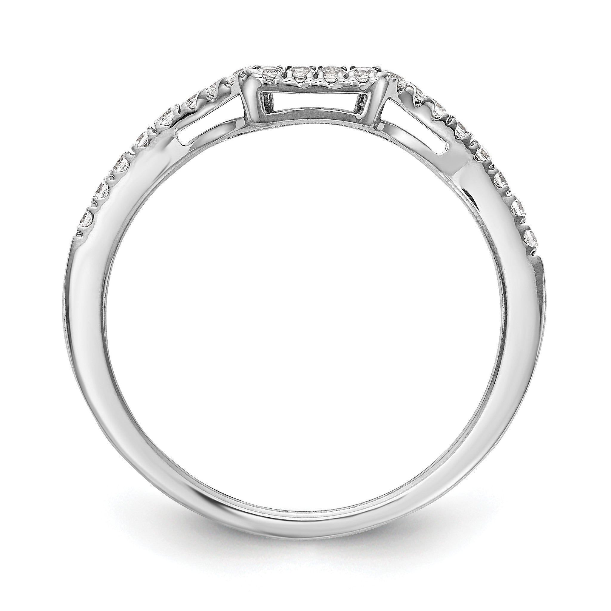 Lab-Grown Diamond Wedding Band in 14K White Gold, 1.54mm (1/5 ct. tw.), Size 7 Secondary image