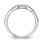 Lab-Grown Diamond Wedding Band in 14K White Gold, 1.54mm (1/5 ct. tw.), Size 7 - Sophia Jewelers