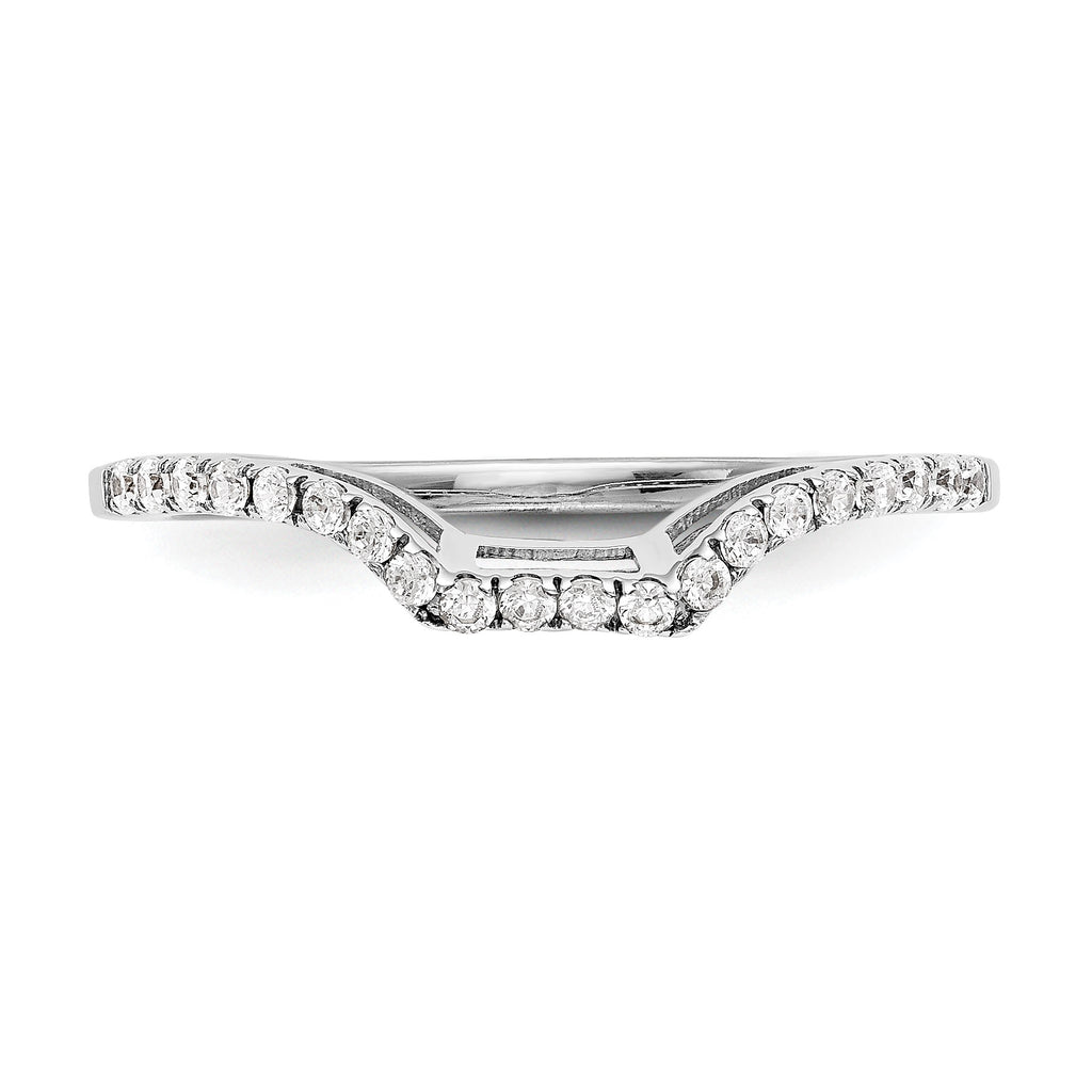 Lab-Grown Diamond Wedding Band in 14K White Gold, 1.54mm (1/5 ct. tw.), Size 7 - Sophia Jewelers
