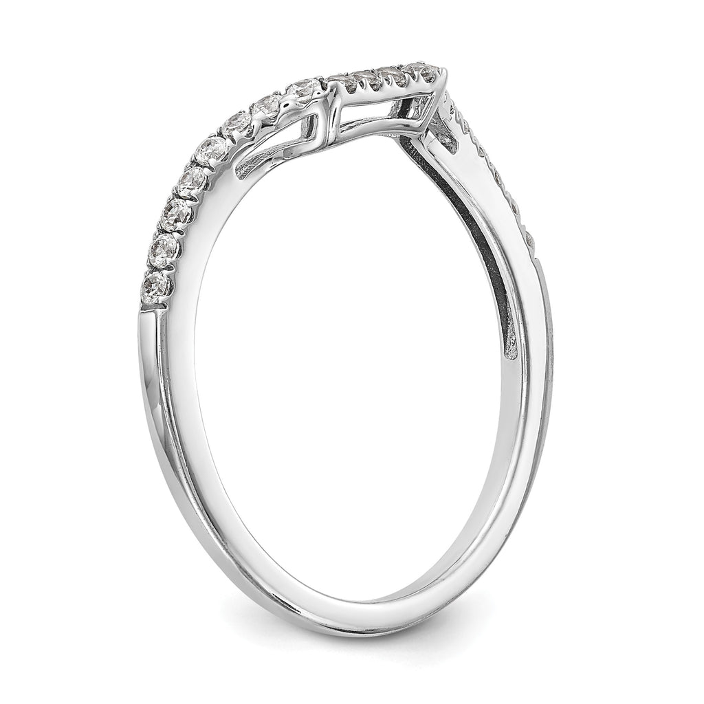 Lab-Grown Diamond Wedding Band in 14K White Gold, 1.54mm (1/5 ct. tw.), Size 7 - Sophia Jewelers