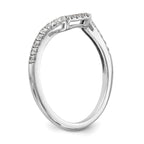 Lab-Grown Diamond Wedding Band in 14K White Gold, 1.54mm (1/5 ct. tw.), Size 7 - Sophia Jewelers