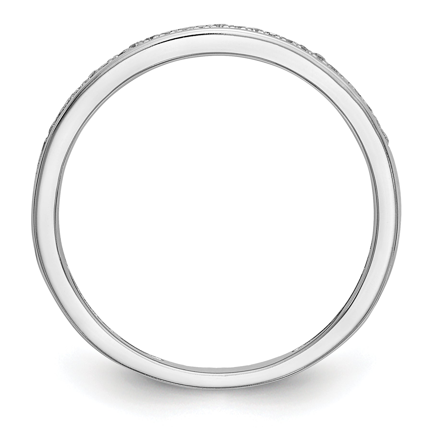 10K White Gold Lab Grown VS/SI+ G+ Dia Set of 2 Wedding Bands