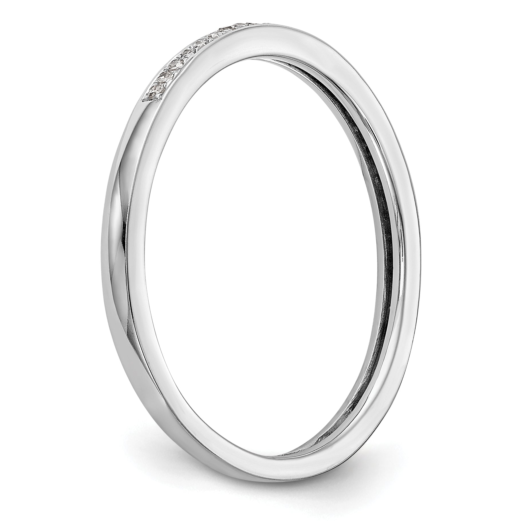 10K White Gold Lab Grown VS/SI+ G+ Dia Set of 2 Wedding Bands