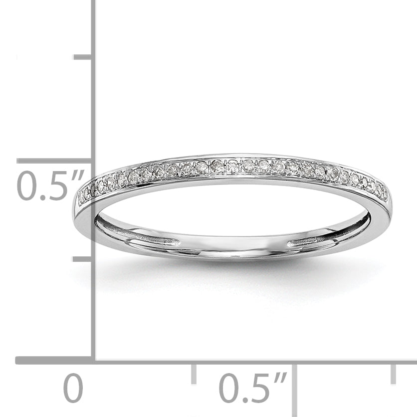 10K White Gold Lab Grown VS/SI+ G+ Dia Set of 2 Wedding Bands