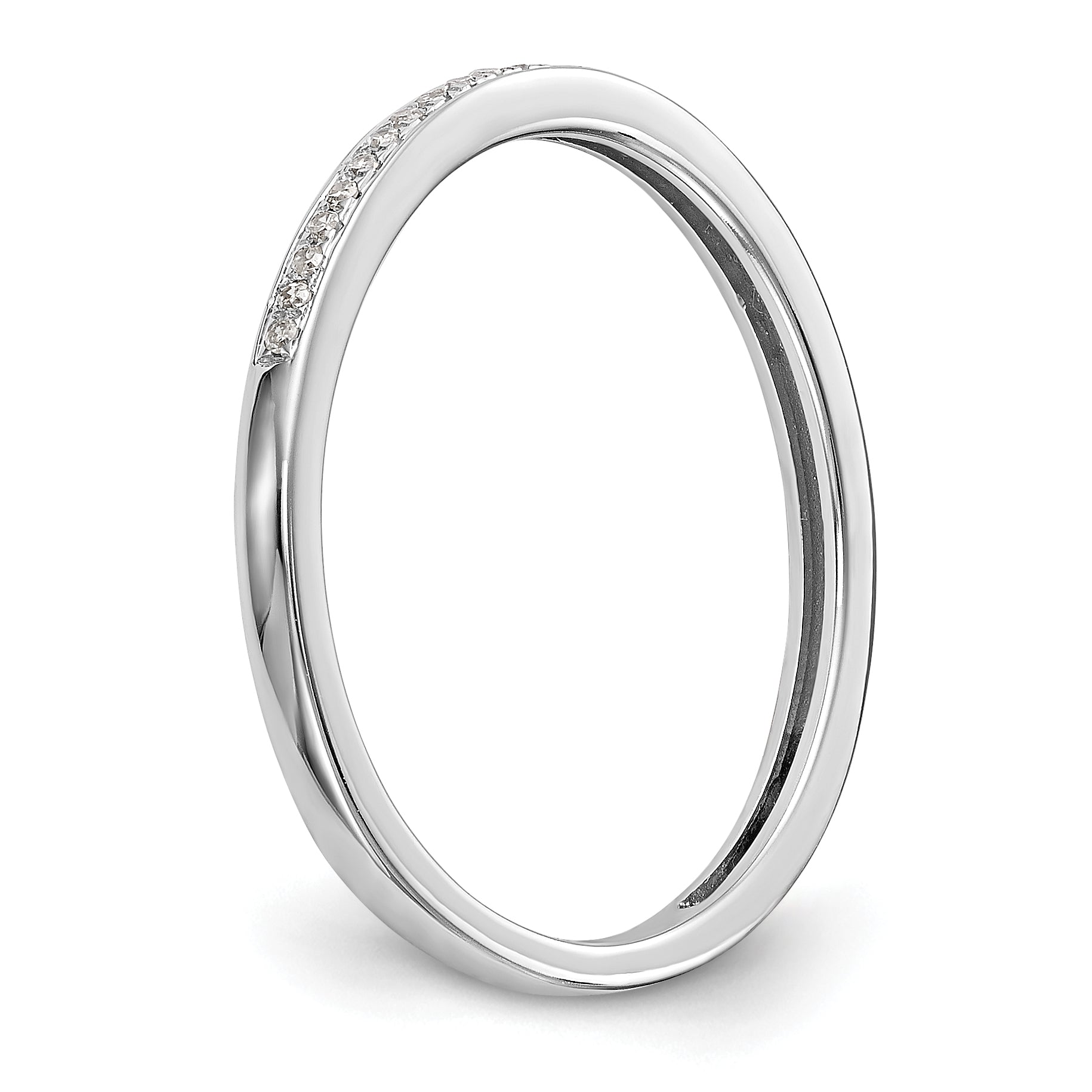 10K White Gold Lab Grown VS/SI+ G+ Dia Set of 2 Wedding Bands