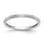 Lab-Grown Diamond Wedding Band Set in 14K White Gold (1/6 ct. tw.), Size 7 - Sophia Jewelers