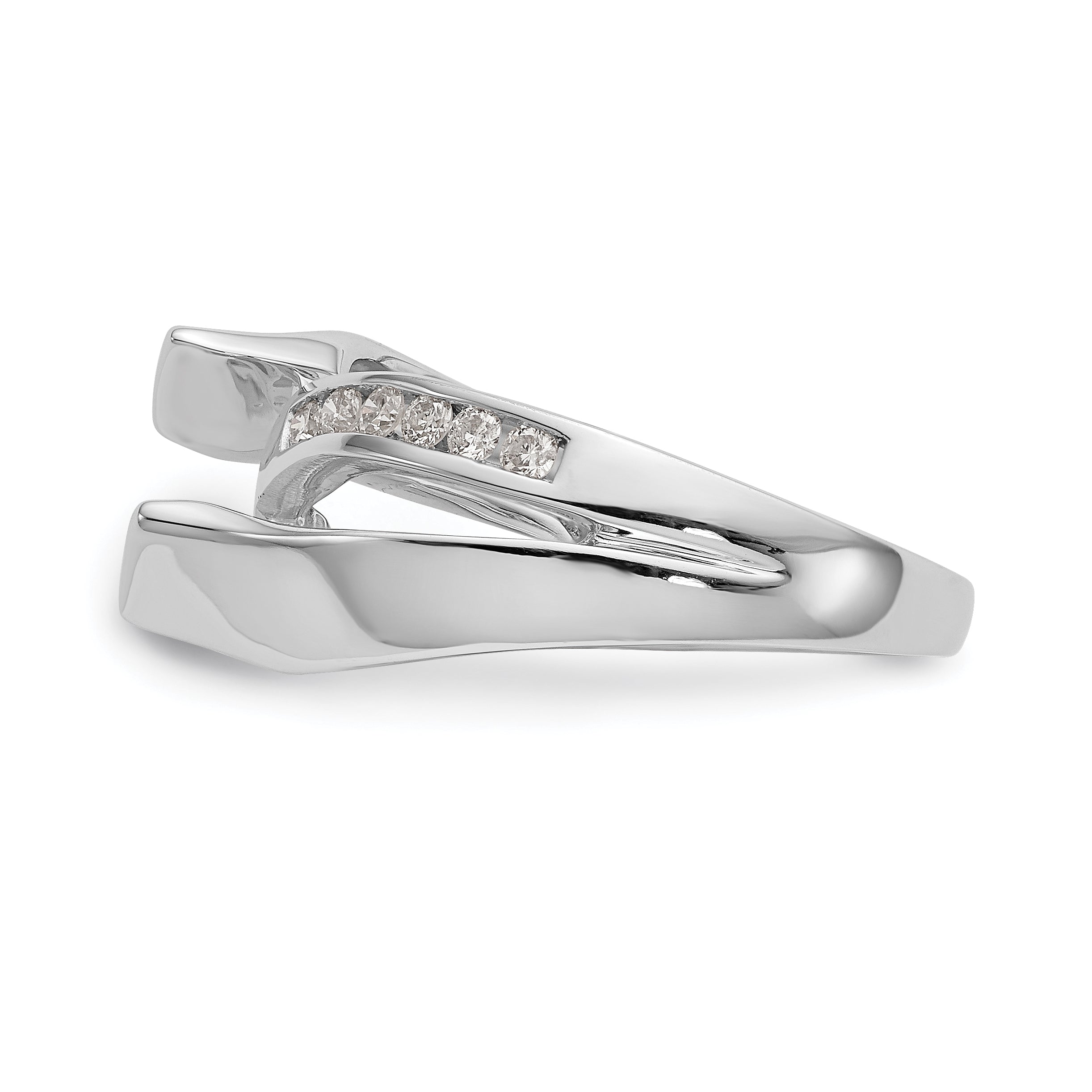 14k White Gold 1/5 carat Lab Grown Diamond VS/SI+ G+ Semi-Mount Pet Set Engagement Ring