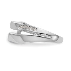 14k White Gold 1/5 carat Lab Grown Diamond VS/SI+ G+ Semi-Mount Pet Set Engagement Ring