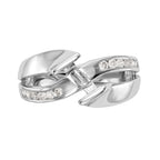 14k White Gold 1/5 carat Lab Grown Diamond VS/SI+ G+ Semi-Mount Pet Set Engagement Ring