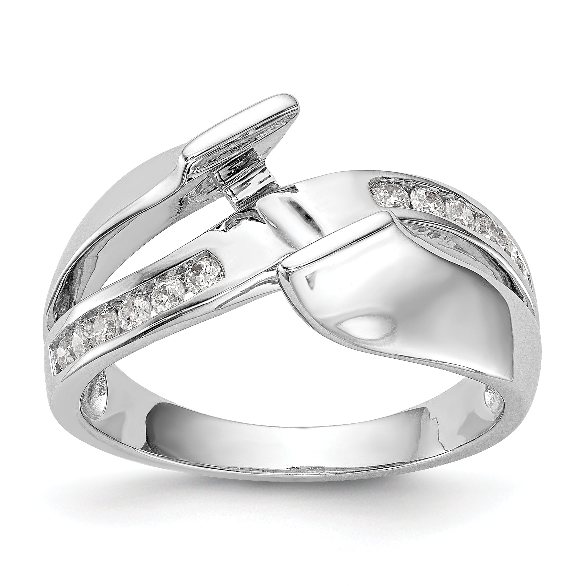 14k White Gold 1/5 carat Lab Grown Diamond VS/SI+ G+ Semi-Mount Pet Set Engagement Ring