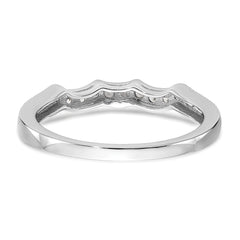 14K White Gold Lab Grown Diamond VS/SI+ G+ Wedding Band