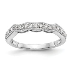 14K White Gold Lab Grown Diamond VS/SI+ G+ Wedding Band
