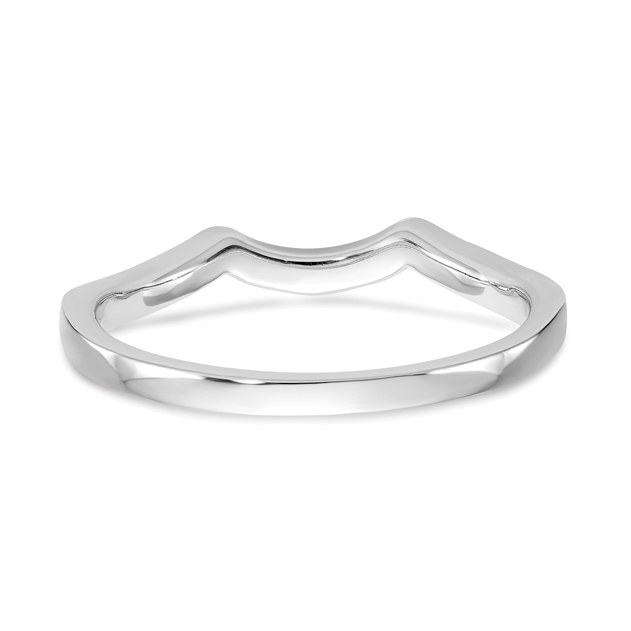 14k White Gold 1/8 carat Lab Grown Diamond VS/SI+ G+ Complete Wedding Band