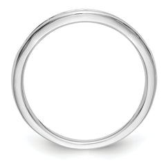 14K White Gold Lab Grown Diamond VS/SI+ G+ Wedding Band