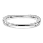 14k White Gold 1/5 carat Lab Grown Diamond VS/SI+ G+ Complete Wedding Band