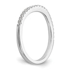 14k White Gold 1/5 carat Lab Grown Diamond VS/SI+ G+ Complete Wedding Band