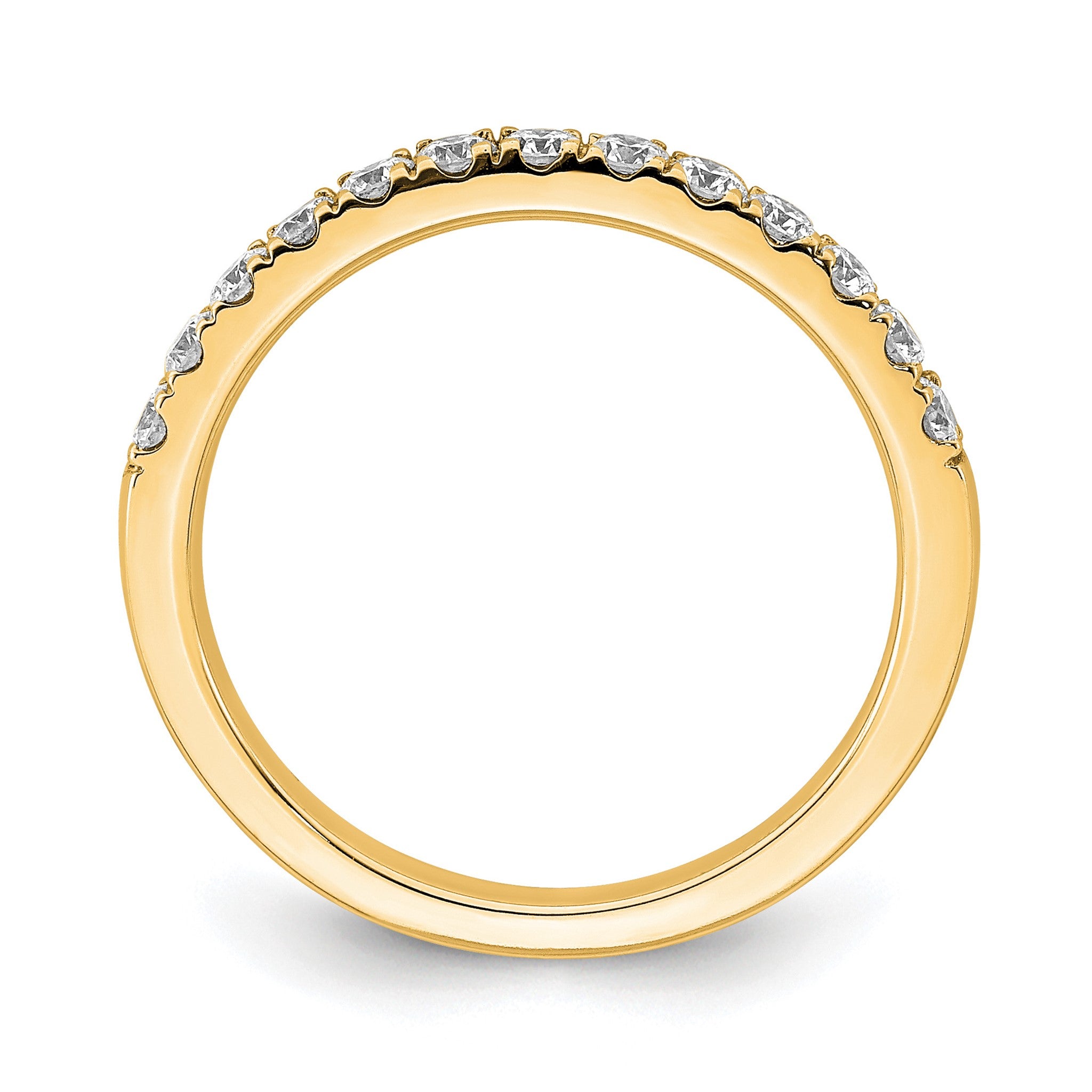 Lab-Grown Diamond Band in 14K Yellow Gold (1/2 ct. tw.), Size 7 Secondary image