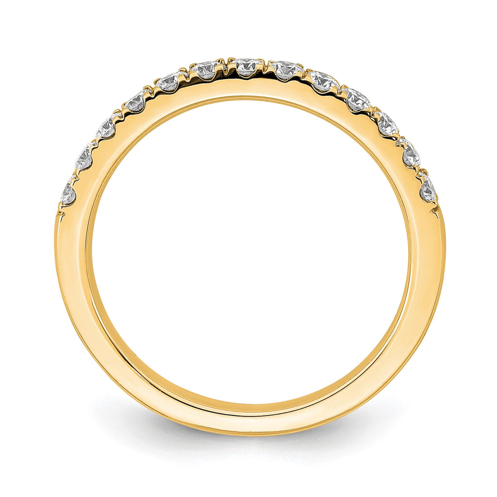 Lab-Grown Diamond Band in 14K Yellow Gold (1/2 ct. tw.), Size 7 - Sophia Jewelers