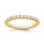 Lab-Grown Diamond Band in 14K Yellow Gold (1/2 ct. tw.), Size 7 - Sophia Jewelers