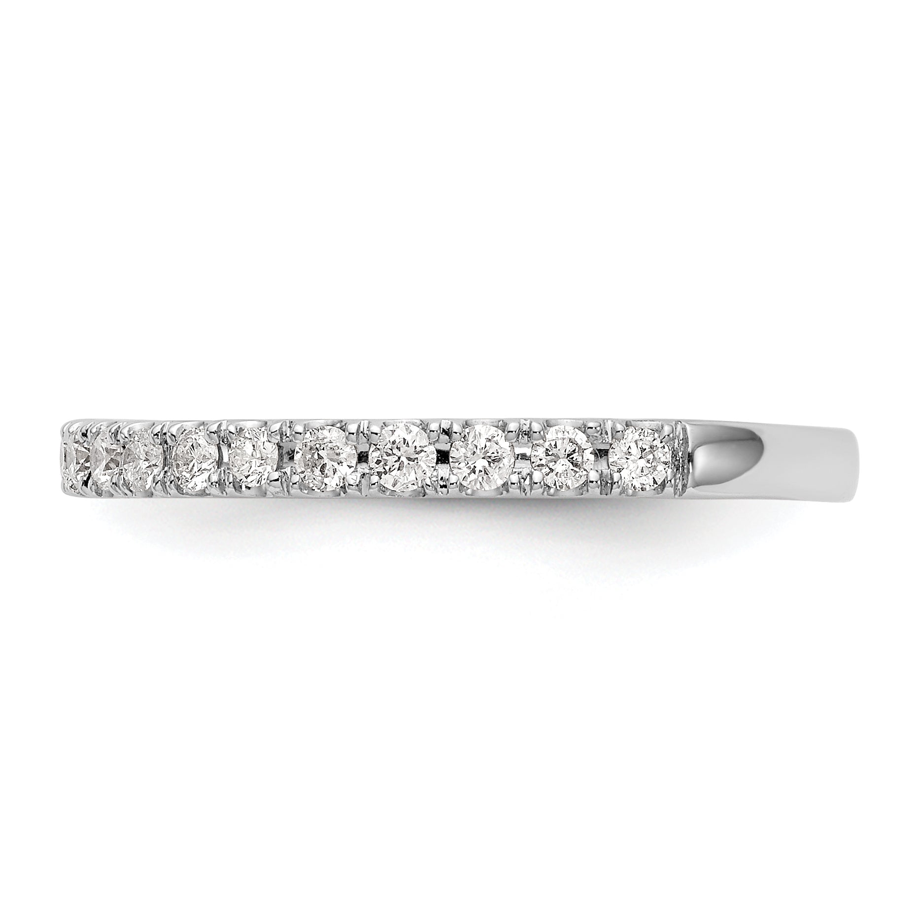 14k White Gold 3/8 carat Lab Grown Diamond VS/SI+ G+ Complete Wedding Band