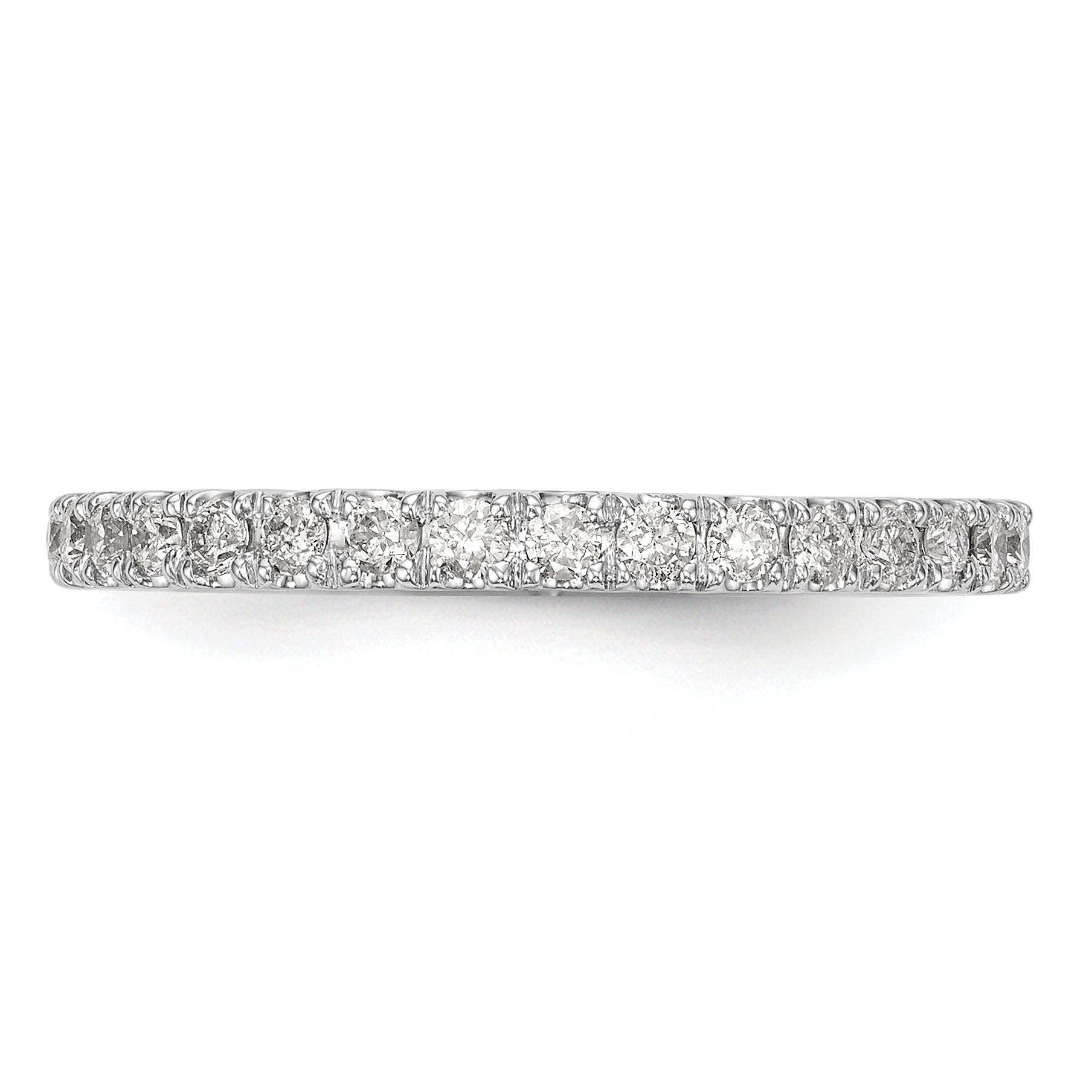 14k White Gold 3/8 carat Lab Grown Diamond VS/SI+ G+ Complete Wedding Band