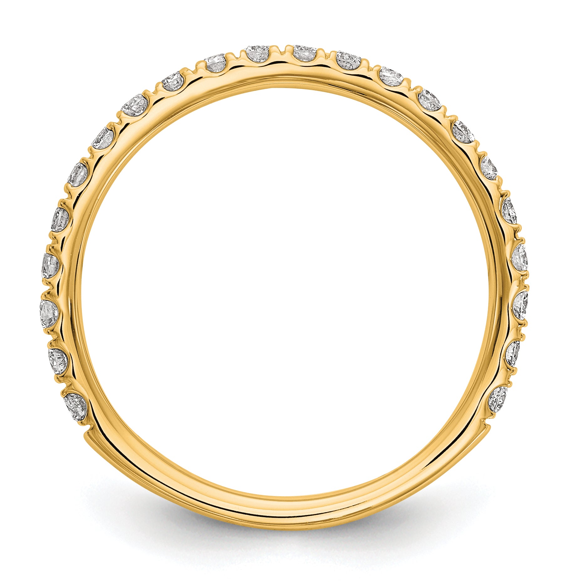 14k 3/8 carat Lab Grown Diamond VS/SI+ G+ Complete Wedding Band