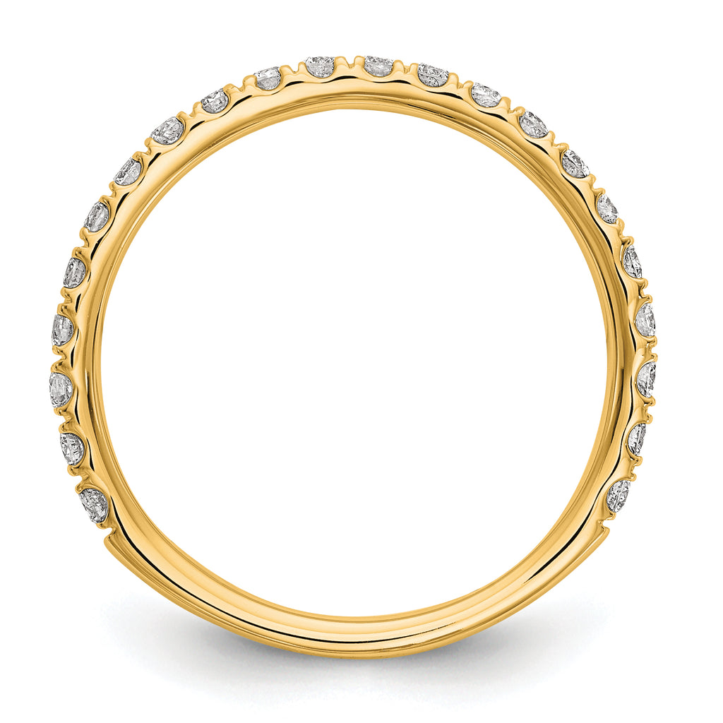 14k 3/8 carat Lab Grown Diamond VS/SI+ G+ Complete Wedding Band