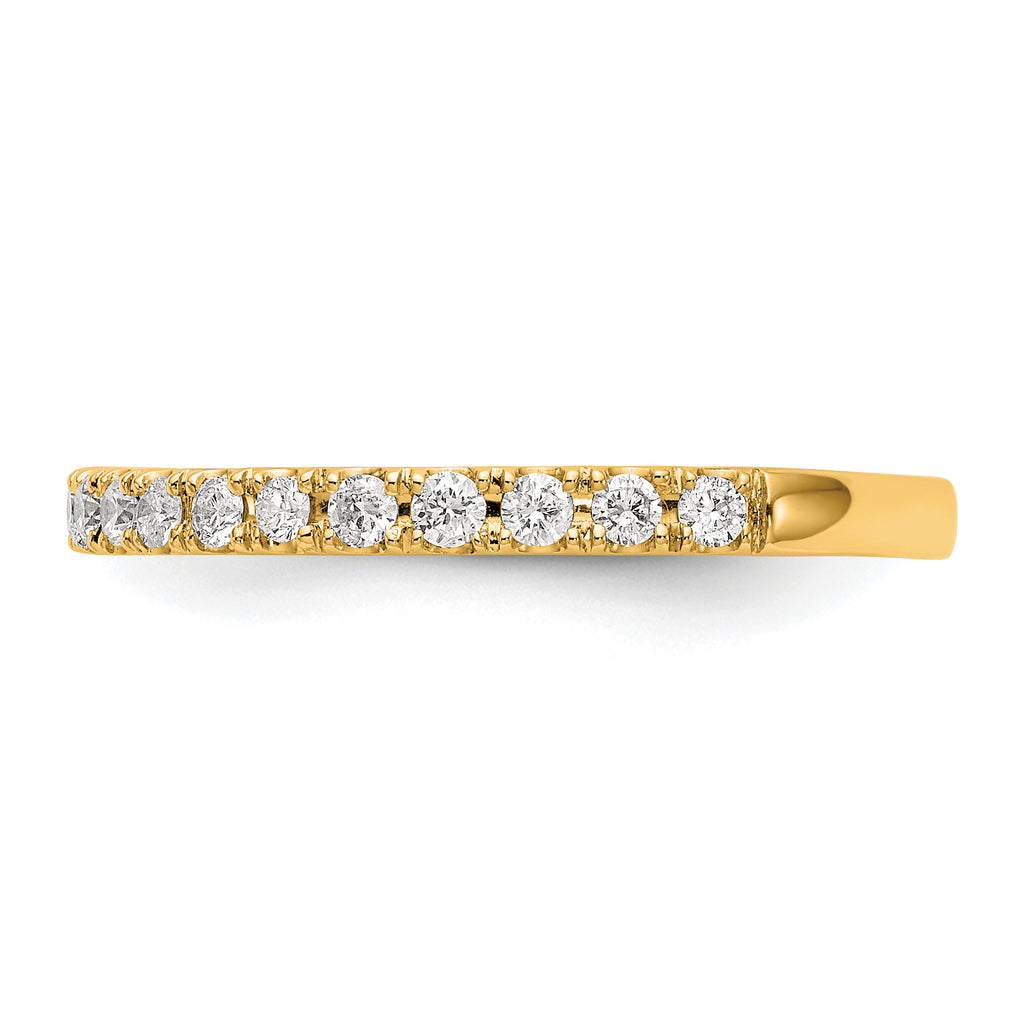 14k 3/8 carat Lab Grown Diamond VS/SI+ G+ Complete Wedding Band