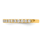 14k 3/8 carat Lab Grown Diamond VS/SI+ G+ Complete Wedding Band