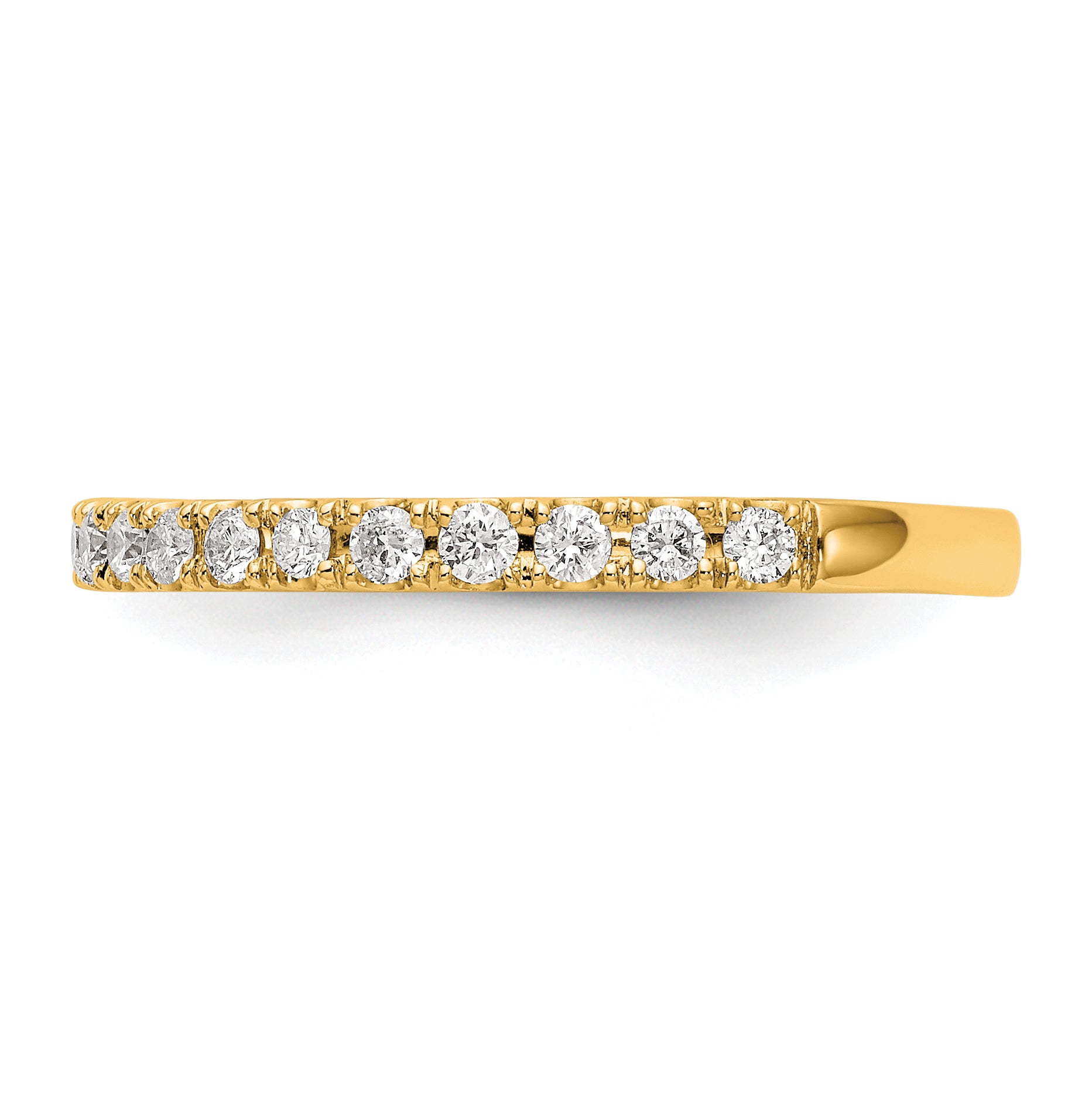 14k 3/8 carat Lab Grown Diamond VS/SI+ G+ Complete Wedding Band