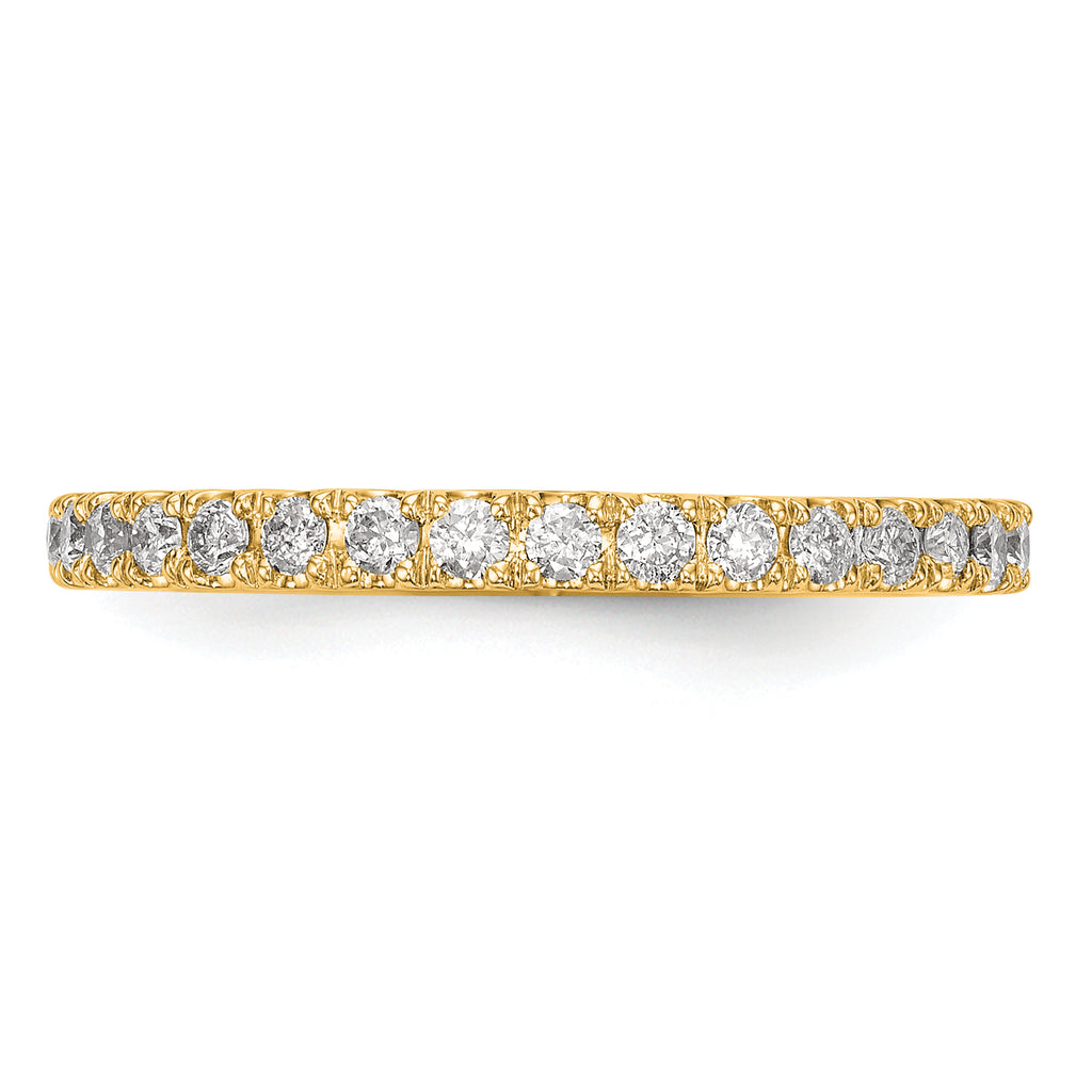 14k 3/8 carat Lab Grown Diamond VS/SI+ G+ Complete Wedding Band