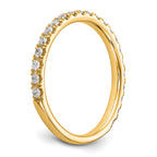 14k 3/8 carat Lab Grown Diamond VS/SI+ G+ Complete Wedding Band