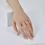 Certified Princess Lab-Grown Diamond Engagement Ring in 14K Yellow Gold (1 1/2 ct. tw.), Size 7 - Sophia Jewelers
