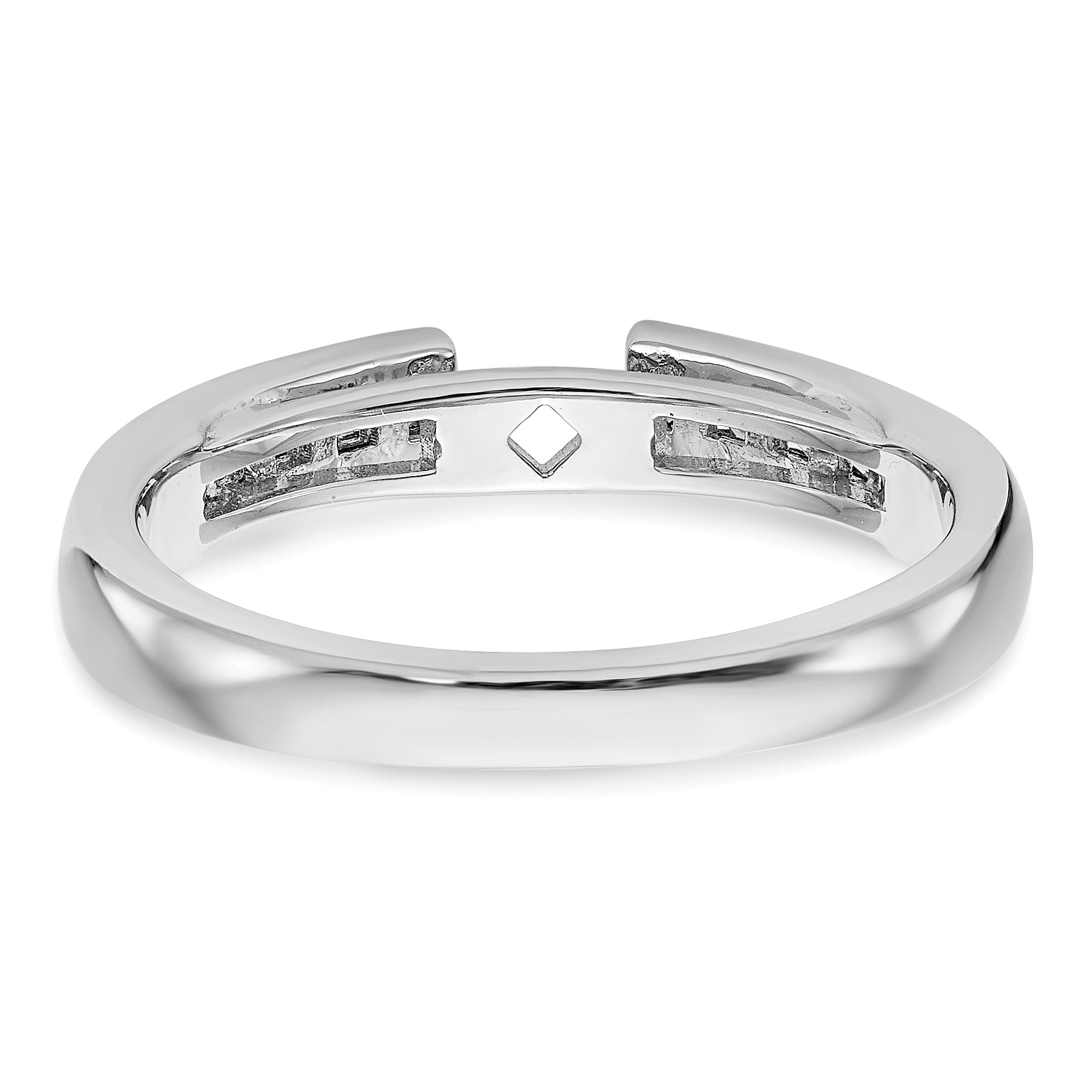 14k White Gold 1/5 carat Lab Grown Diamond VS/SI+ G+ Semi-Mount Pet Set Engagement Ring
