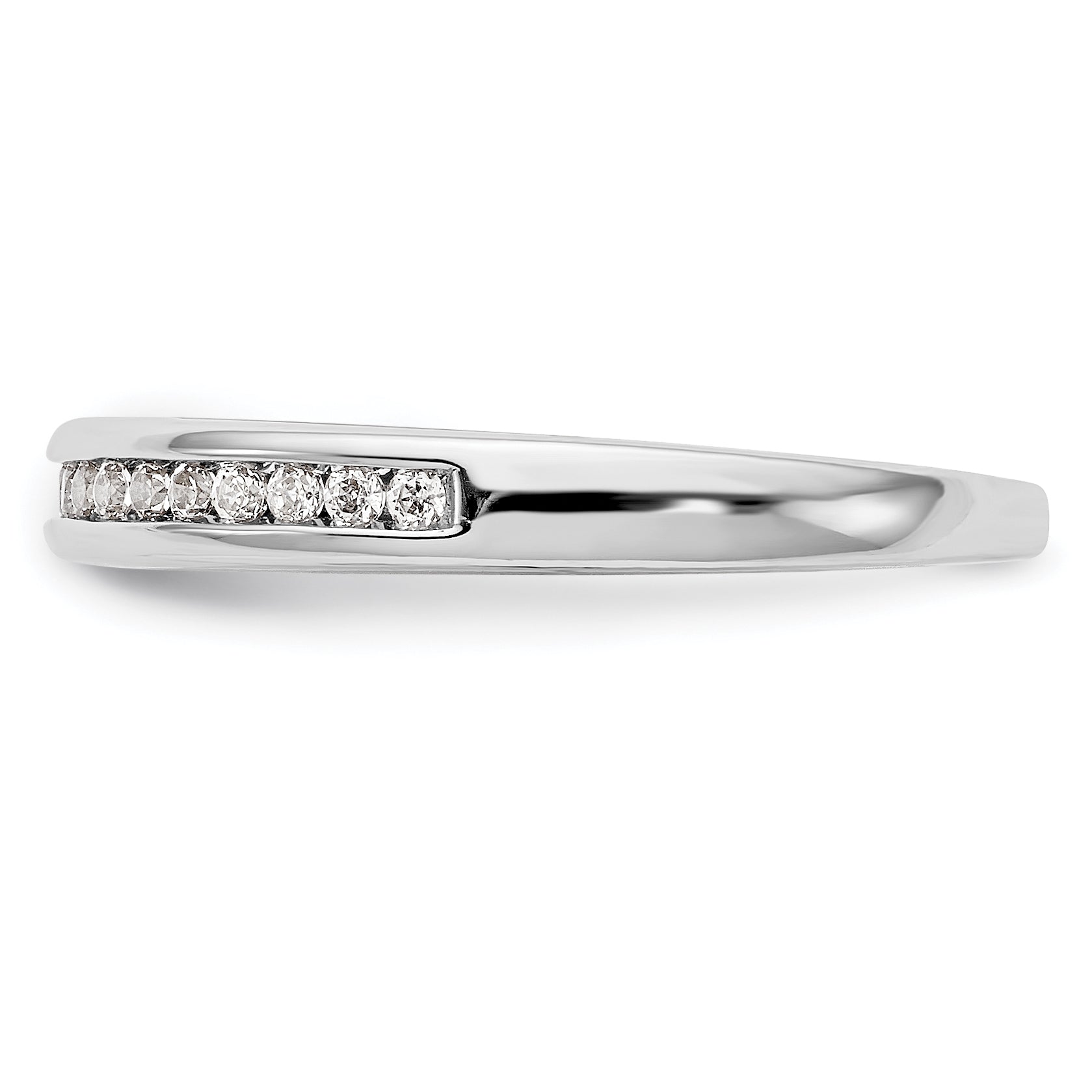 14k White Gold Lab Grown VS/SI+ G+ Dia Wedding Band