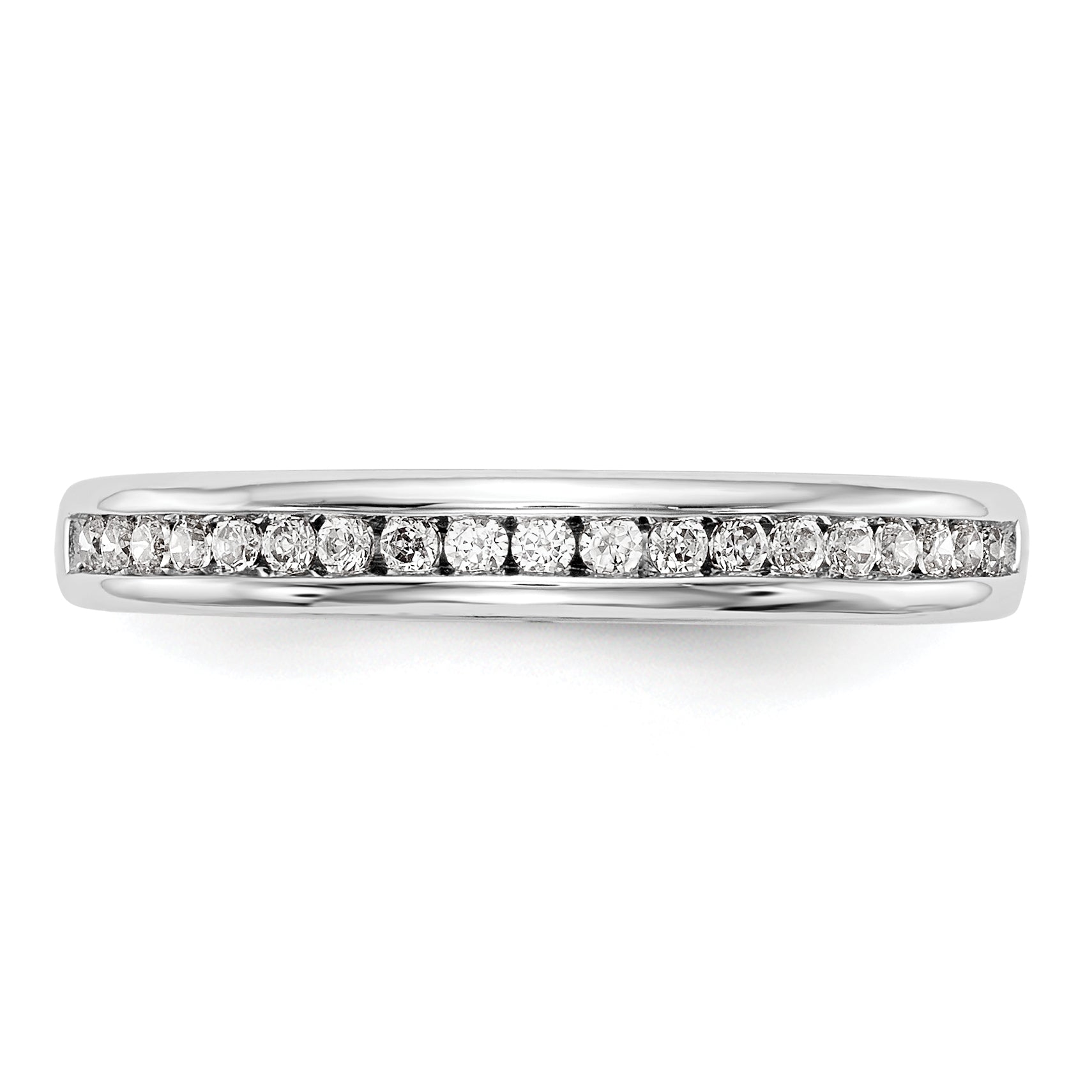 14k White Gold Lab Grown VS/SI+ G+ Dia Wedding Band